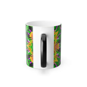 Color Morphing Mug, 11oz, Orchid Kaleidoscope #2