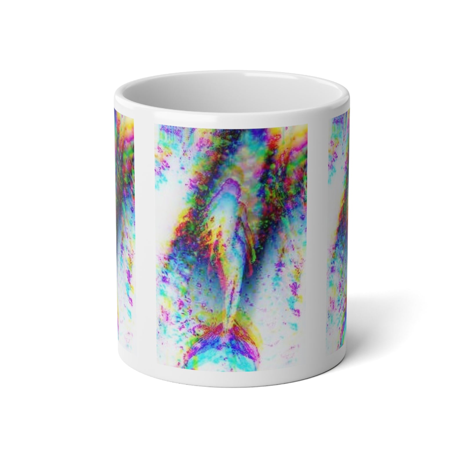 Jumbo Mug, 20oz, Solo Mermaid Trace | Tropical Coffee Cup