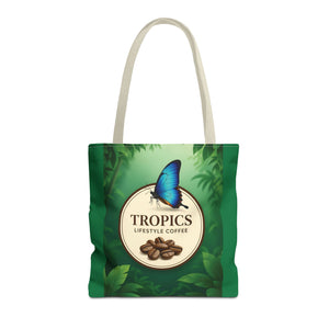 Branded Coffee Butterfly Tote Bag - 3 Sizes