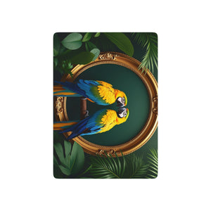 Poker Playing Cards - Framed Pet Macaws
