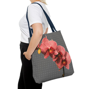 Red Orchid Photo Tote Bag - 3 Sizes