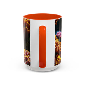 Black Coffee Mug ~ Seahorses in Love