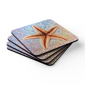 Coaster Set/4 - Disco Starfish