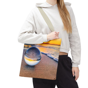 Sunset Beach Crystal Ball Tote