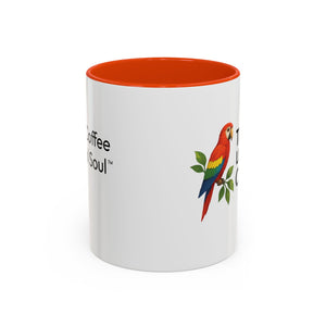 Tropics Lifestyle Coffee Mug — Colorful Macaw Parrot 11oz