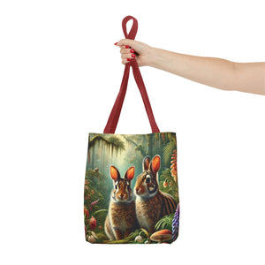 Tropical Sumatran Rabbits Tote Bag - 3 Sizes