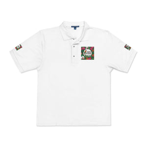 ‘Good Vibes’ Embroidered Polo ~ Tropics Lifestyle Coffee Logo, Many Colors