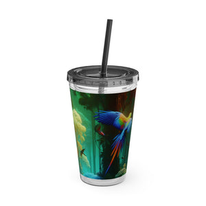 Tropical Tumbler with Straw | 16 oz: Flight School