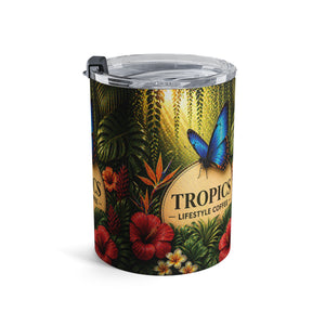 Coffee Tumbler — Tropics Lifestyle Coffee 10oz Insulated Travel Mug