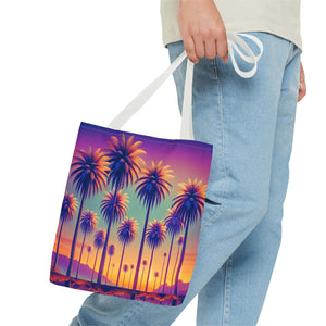 Sunset Palms Tote Bag - 3 Sizes