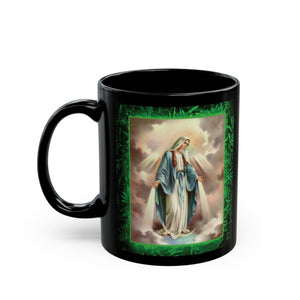 Black Coffee Mug - Tropical Our Lady of Grace