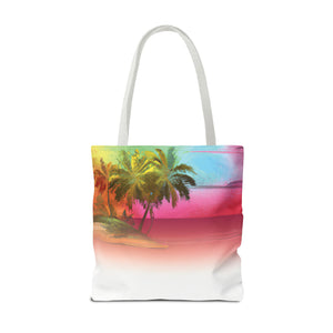 Watercolor Sunset Tote Bag - 3 Sizes