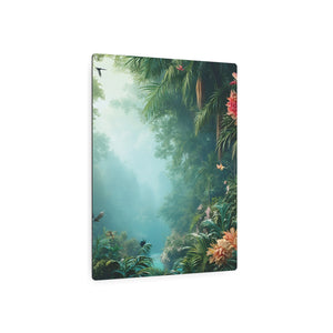 Tropical Jungle Metal Art Sign — Lush Rainforest Wall Decor