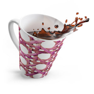 Latte White Mug - Hibiscus Beach Chair Wicker