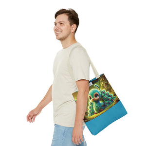 Baby Peacock Trio Tote Bag - 3 Sizes