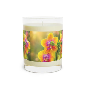Fiesta Orchid Garden Scented Candle — Floral 11oz Glass Jar