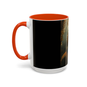 Colorful Mugs (11oz, 15oz), Three Mermaid Sisters, Black