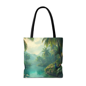 Resting Peacock Tote Bag - 3 Sizes