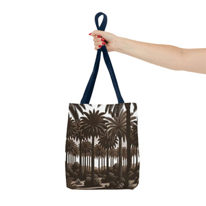 Woodcut Palms Tote Bag - 3 Sizes