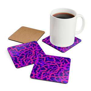 Coaster Set/4 - Coral Threads, Heatwave