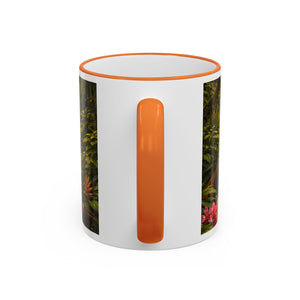 Accent Rim & Handle Mug — UFO & Tiger