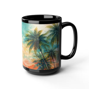 Patriotic Coffee Mug ~ Tropical Statue of Liberty, 2 Sizes