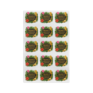 Tropical Microfiber Coffee/Tea Towel – Tropics Lifestyle Coffee Seahorse Logo