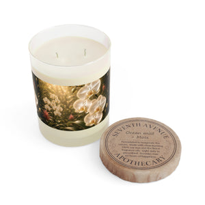 Pearl Orchid Garden Scented Candle — Floral 11oz Glass Jar