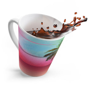 Latte White Mug - Ombre Beach
