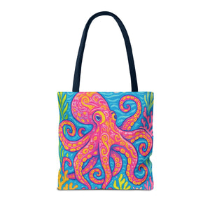Octopus Kraken Joe Tote Bag - 3 Sizes