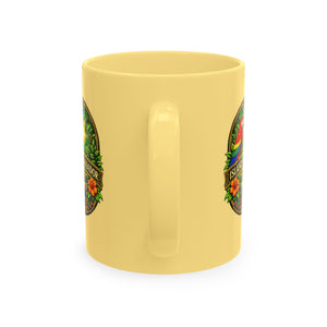Tropical Parrot Coffee Mug — "Island Ambassador" Ceramic Cup