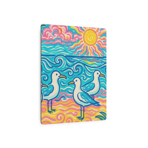 Metal Art Sign/Wall Decor ~ Seagulls on the Beach