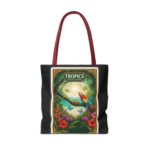 Tote Bag — Parrot Friends at Seashore, TLC Logo