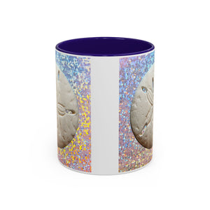 Colorful Mugs (11oz, 15oz), Disco Sand Dollar