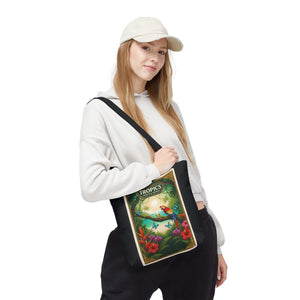 Tote Bag — Parrot Friends at Seashore, TLC Logo