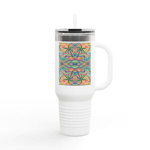 Kaleido Bay Insulated Travel Mug - 40oz - Perfect for Outdoor Adventures