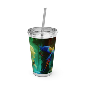 Tropical Tumbler with Straw | 16 oz: Flight School