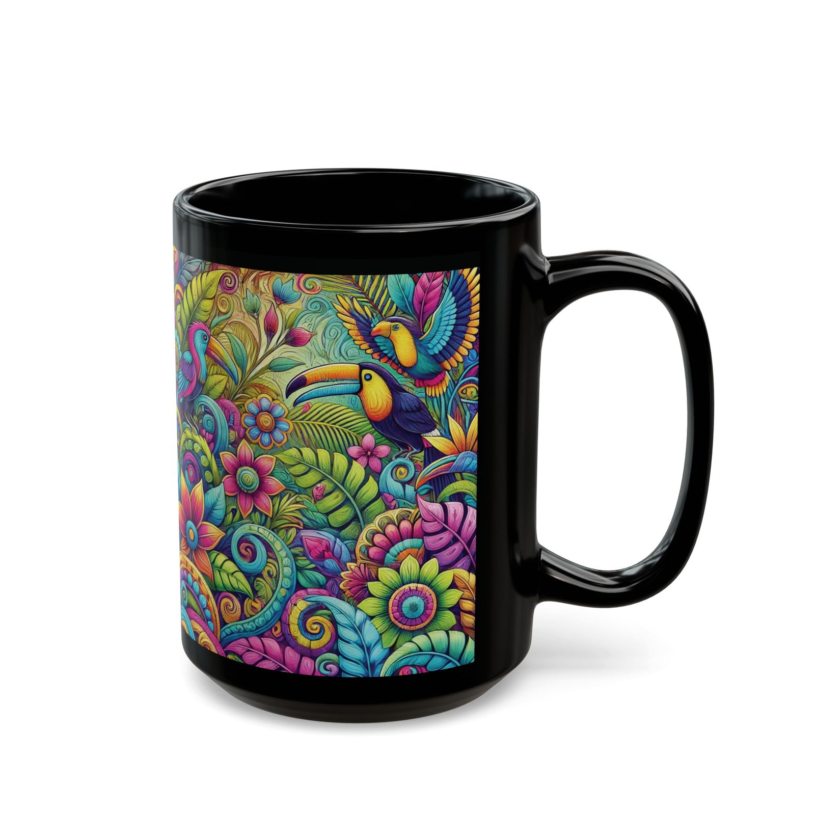 Black Coffee Mug - Rainforest Music
