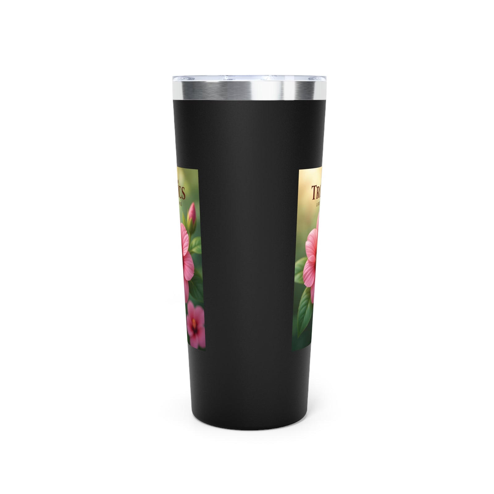 22oz Insulated Tumbler/Vacuum Copper Travel Cup — Coffee Flower
