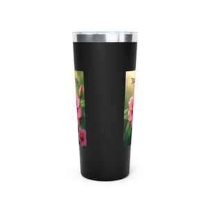 22oz Insulated Tumbler/Vacuum Copper Travel Cup — Coffee Flower