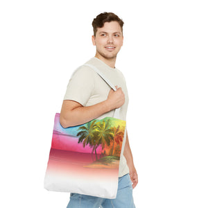 Watercolor Sunset Tote Bag - 3 Sizes