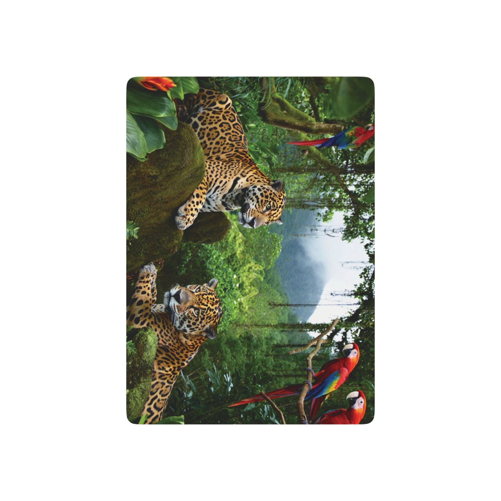 Poker Playing Cards - Jaguars and Parrots