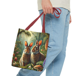 Tropical Sumatran Rabbits Tote Bag - 3 Sizes