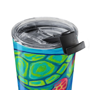 20oz Tumbler — Colorful Sea Turtle Insulated Travel Cup