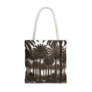 Woodcut Palms Tote Bag - 3 Sizes
