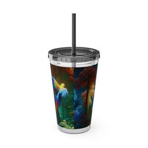 Tropical Tumbler with Straw | 16 oz: Flight School