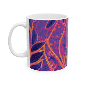 Ceramic White Mug - 11oz & 15oz, Amazon Whimsy, Heatwave