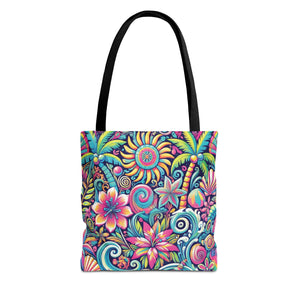 Happy Tropics Tote Bag - 3 Sizes