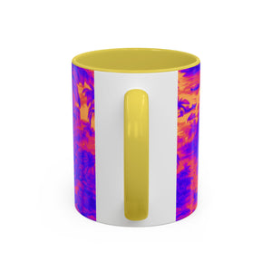 Colorful Mugs (11oz, 15oz), Crazy Cool Tropical Toile