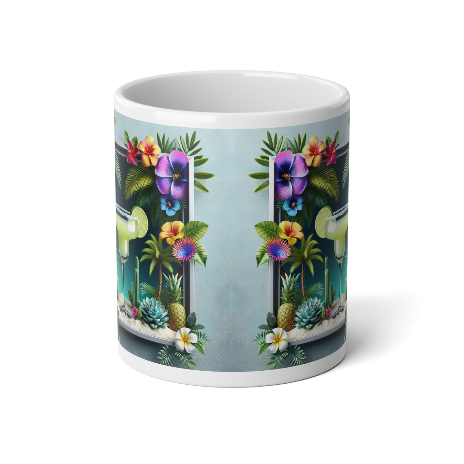 Jumbo Mug, 20oz, Margarita Time | Tropical Coffee Cup